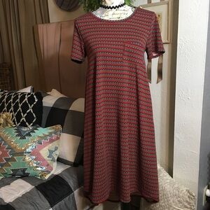 LuLaRoe long short sleeve shirt dress or night shirt